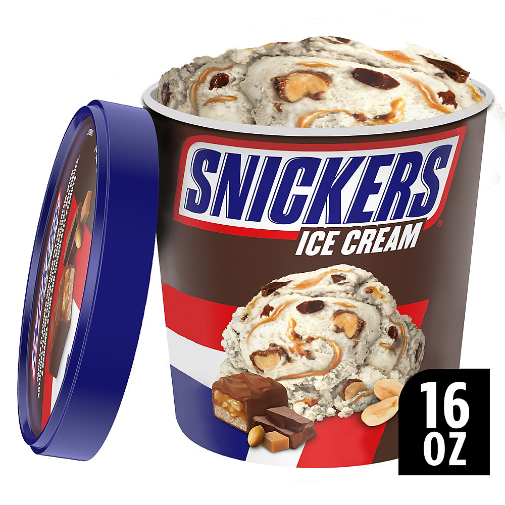 Calories in Snickers Vanilla Ice Cream, 1 pt