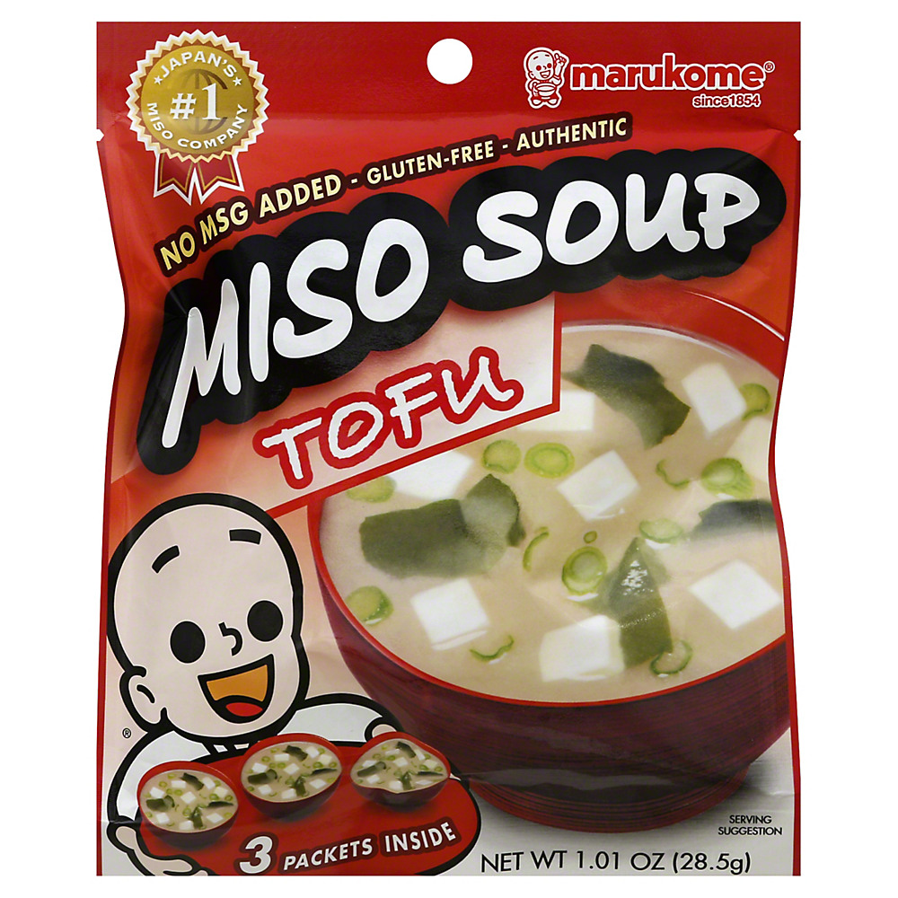 Calories in Marukome Tofu Miso Soup, 1.01 oz