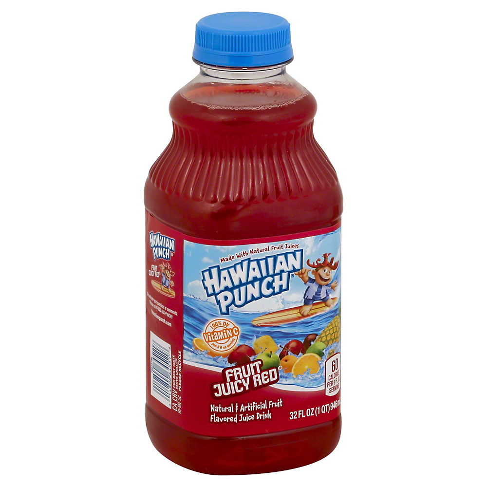 Calories in Hawaiian Punch Fruit Juicy Red Juice Drink, 32 oz