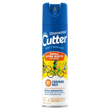 Cutter Unscented Insect Repellent Spray, 11 oz