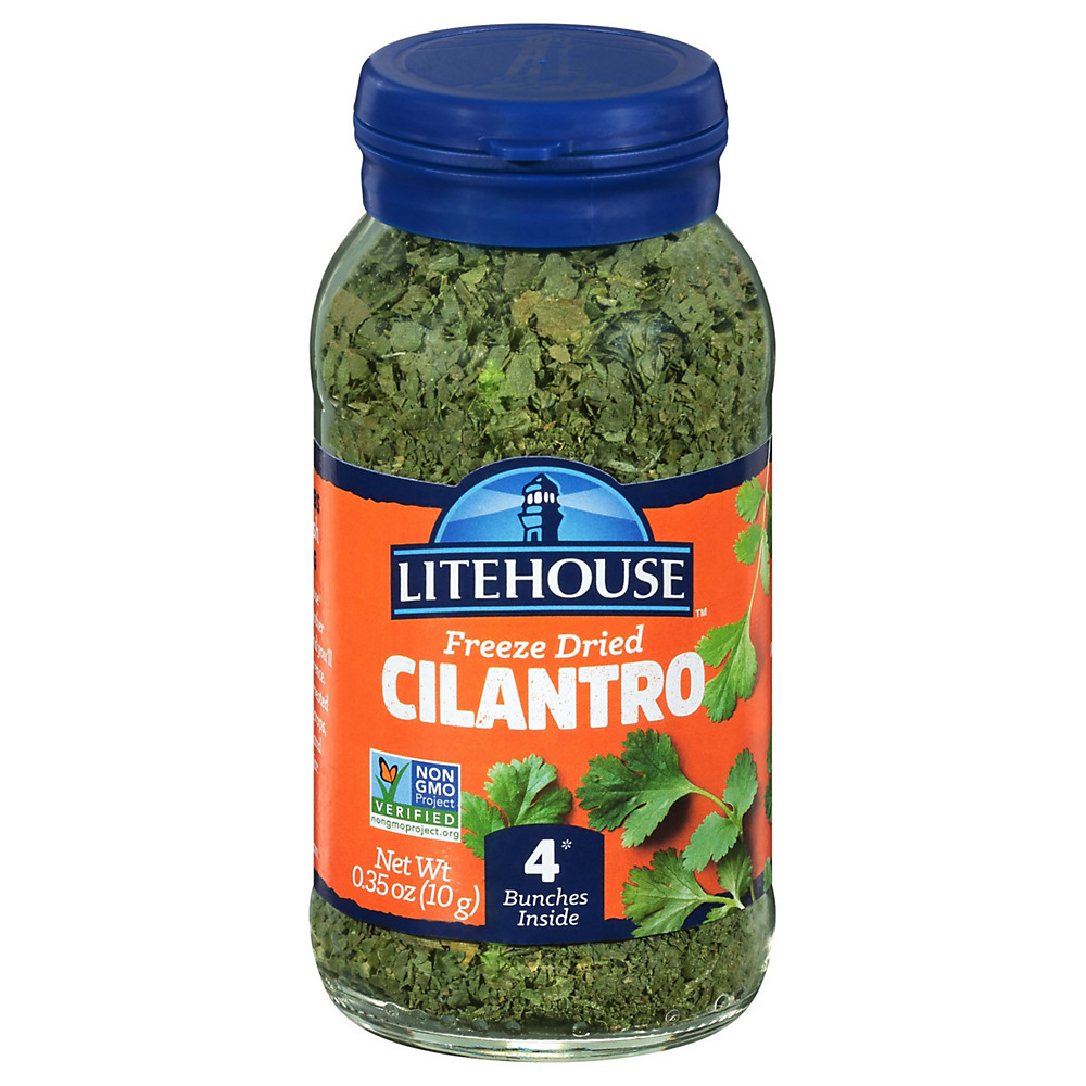 Calories in Litehouse Instantly Fresh Cilantro, .35 oz