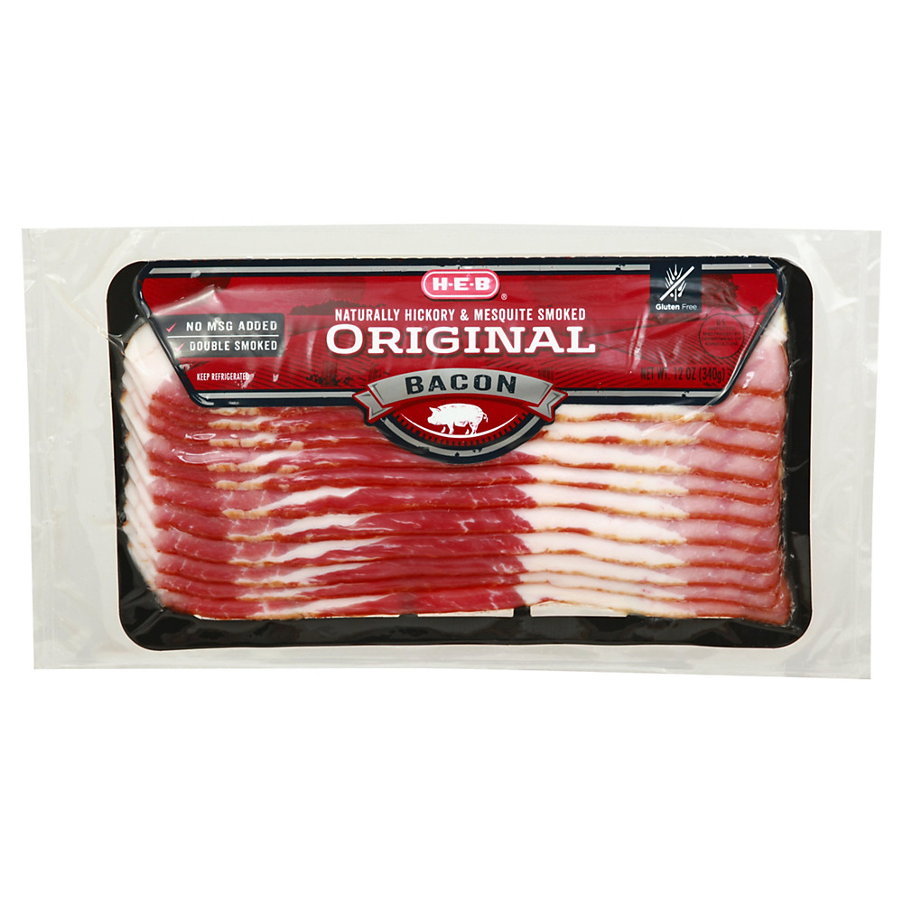 Calories in H-E-B Original Bacon, 12 oz