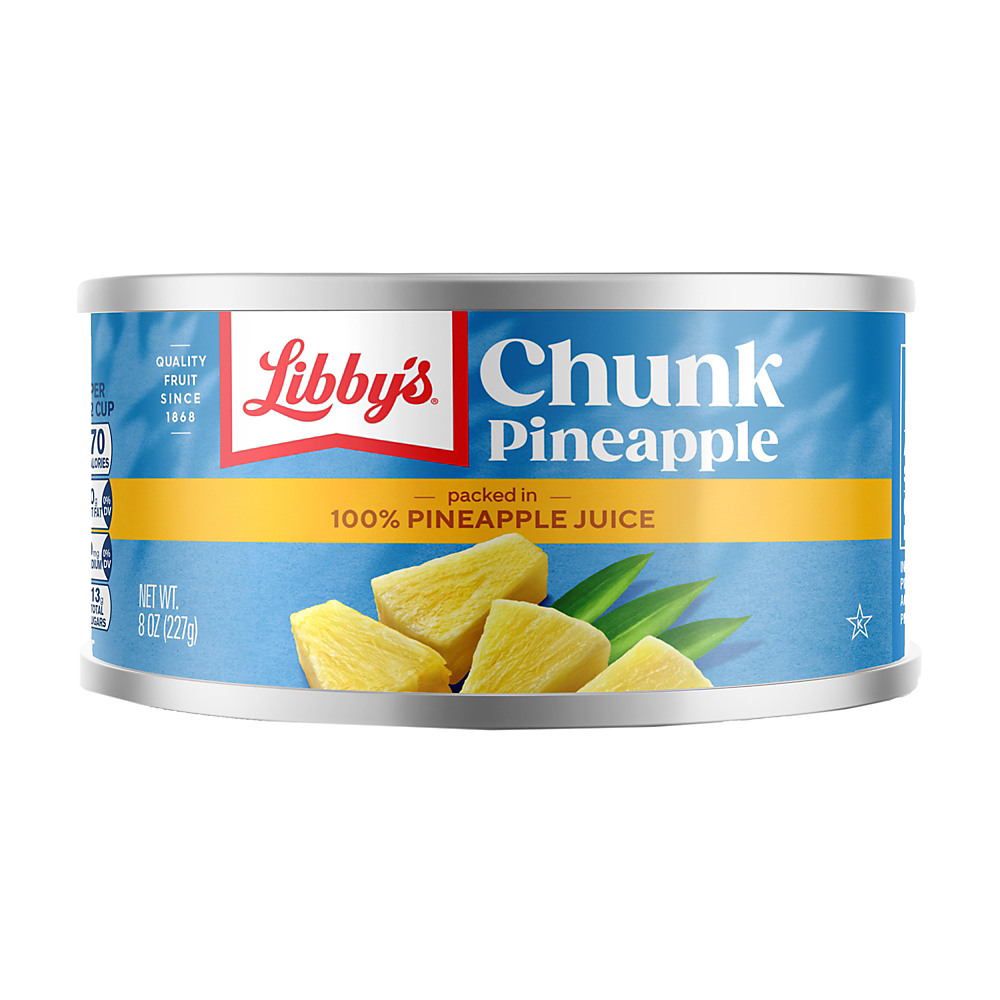 Calories in Libby's Chunk Pineapple in Juice, 8 oz