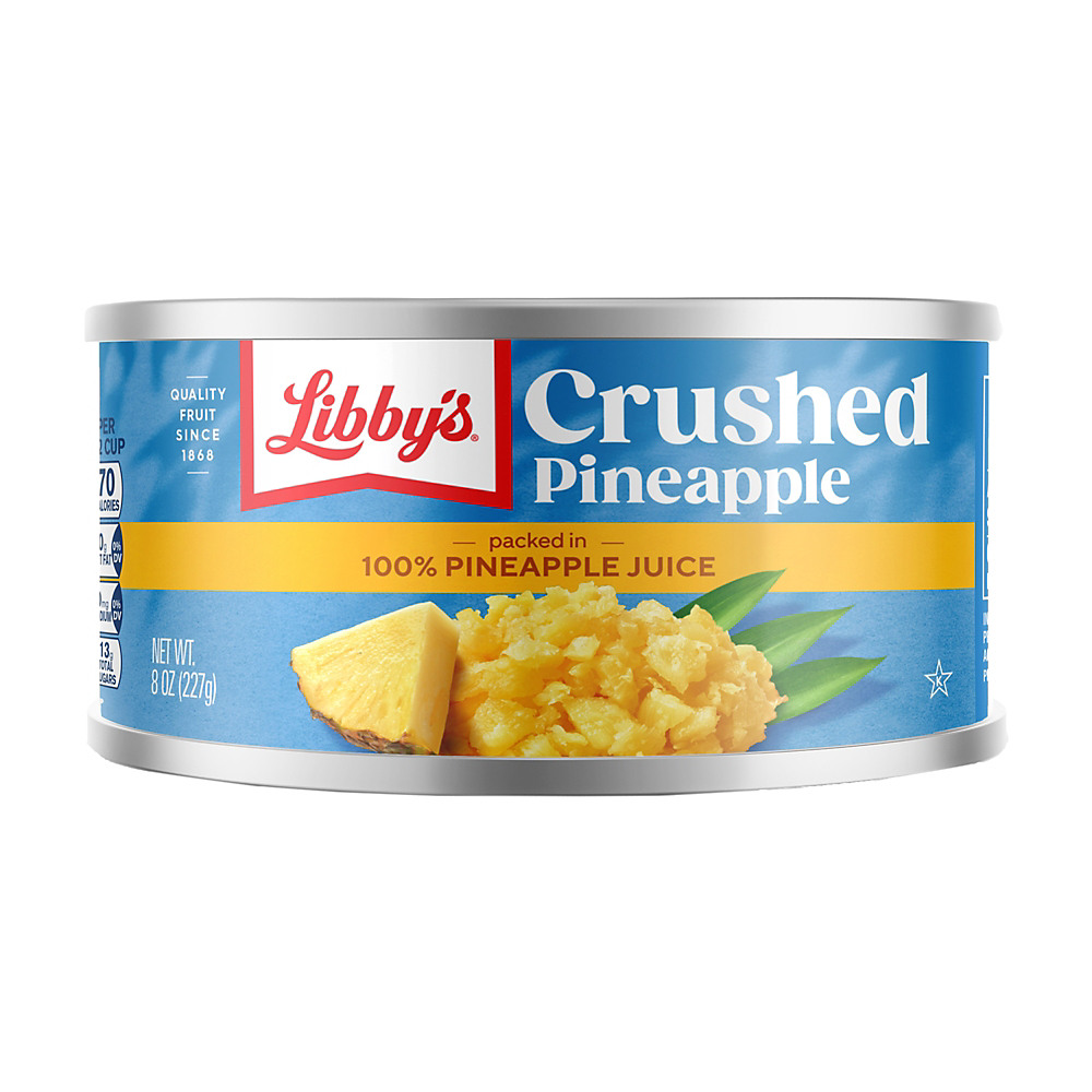 Calories in Libby's Crushed Pineapple in Juice, 8 oz