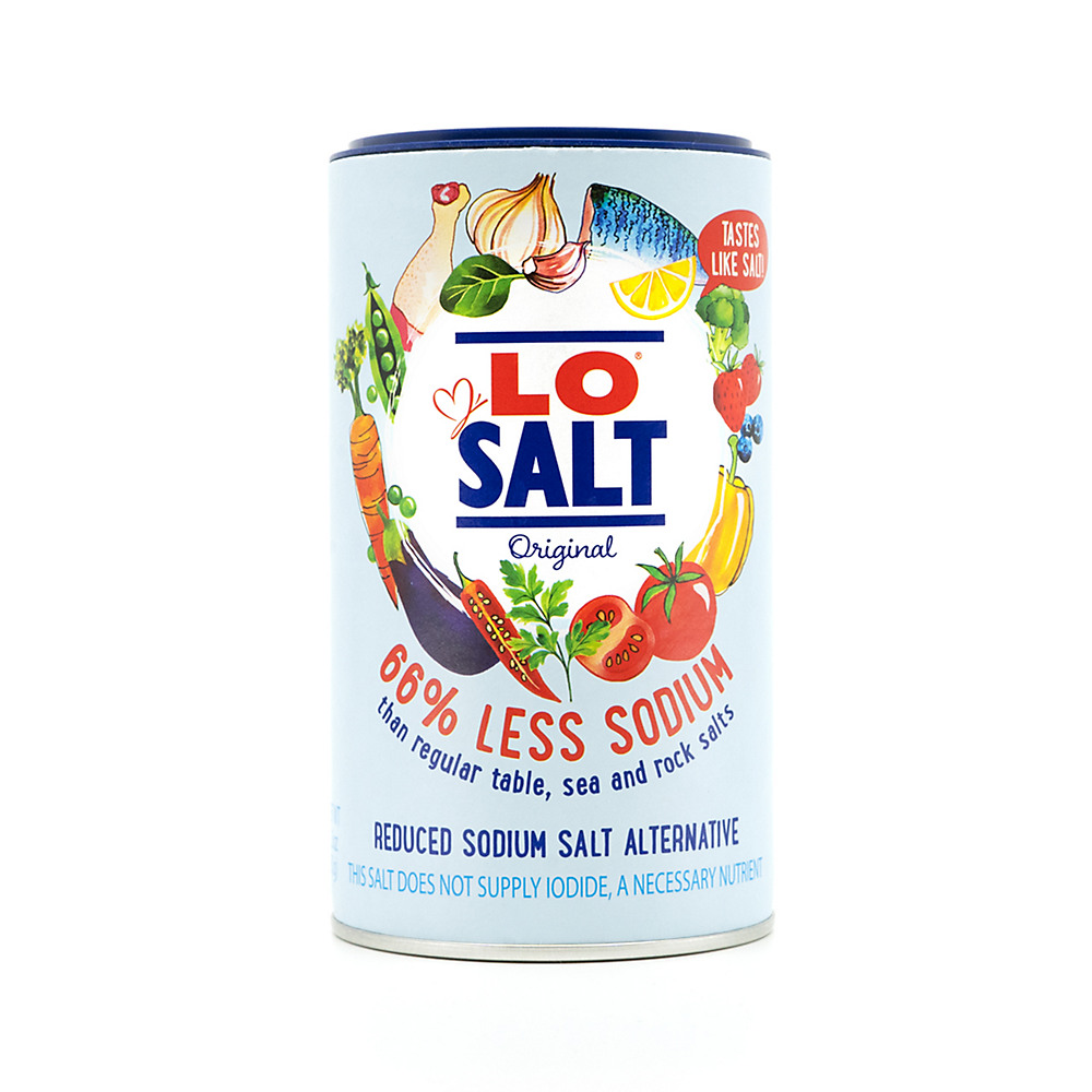 Calories in Lo Salt The Original Reduced Sodium  Salt Alternative, 12.35 oz