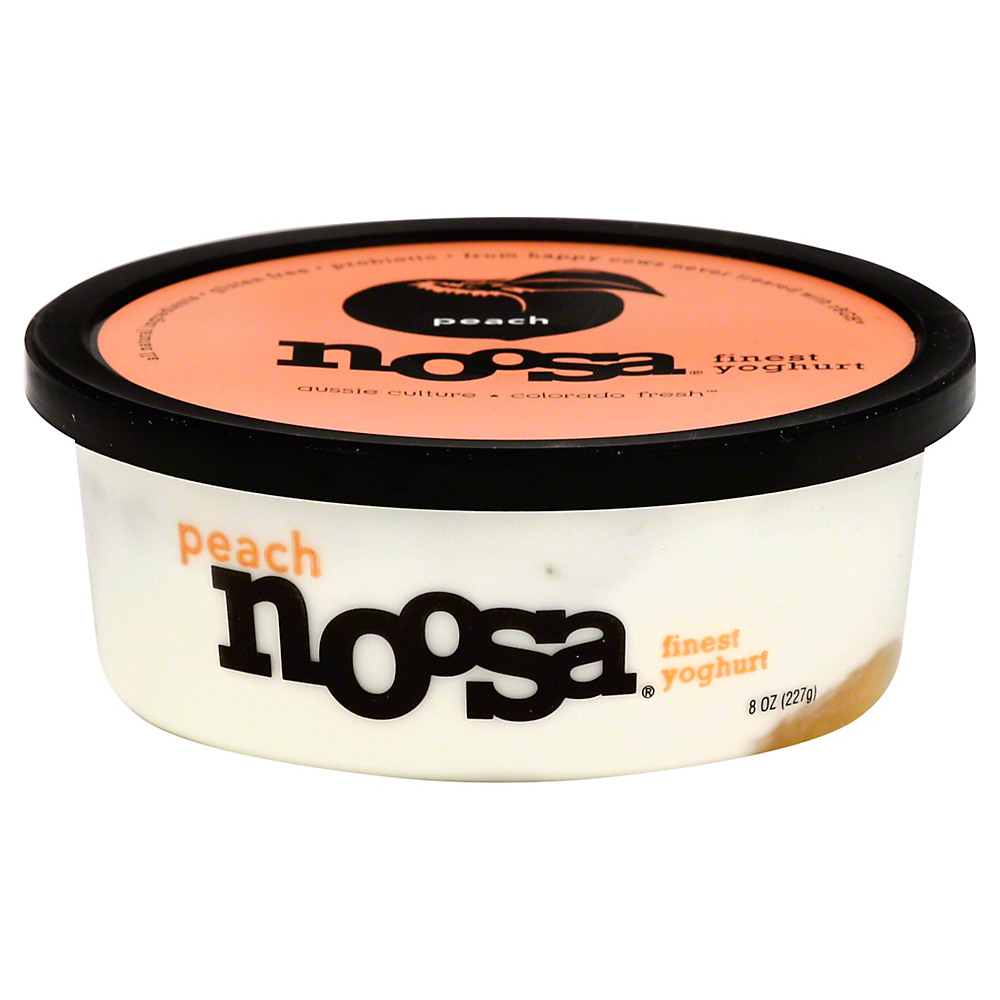 Calories in Noosa Peach Yoghurt, 8 oz