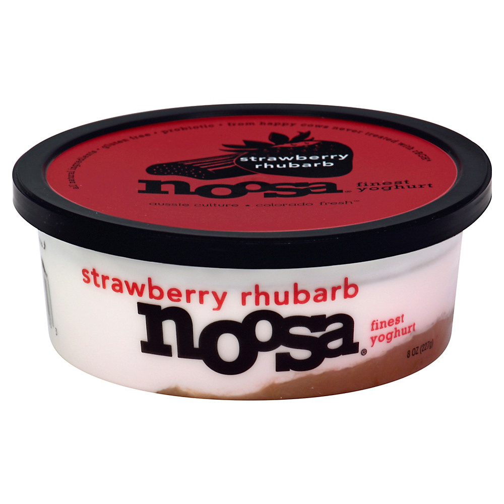 Calories in Noosa Strawberry Rhubarb Yoghurt, 8 oz