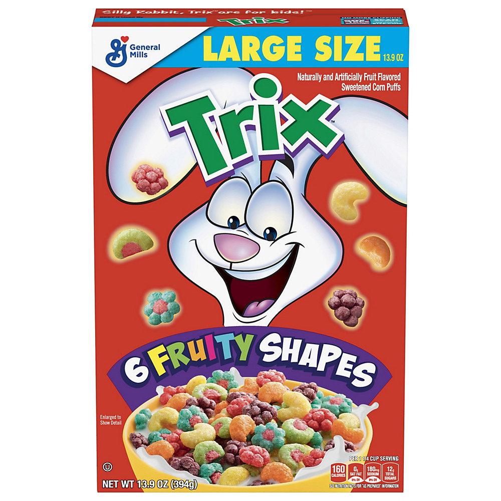 Calories in General Mills Trix Cereal, 13.9 oz