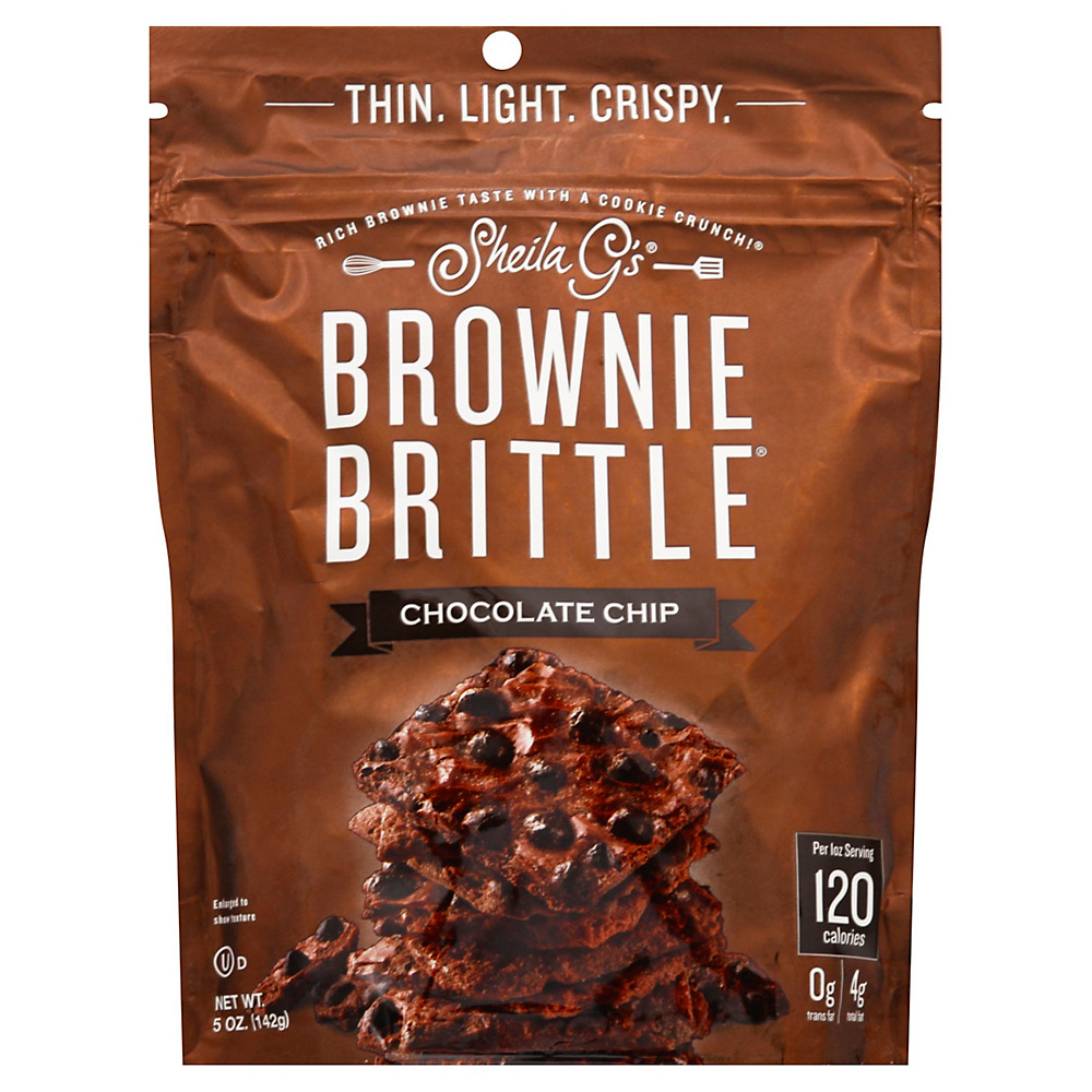Calories in Sheila G's Chocolate Chip Brownie Brittle, 5 oz