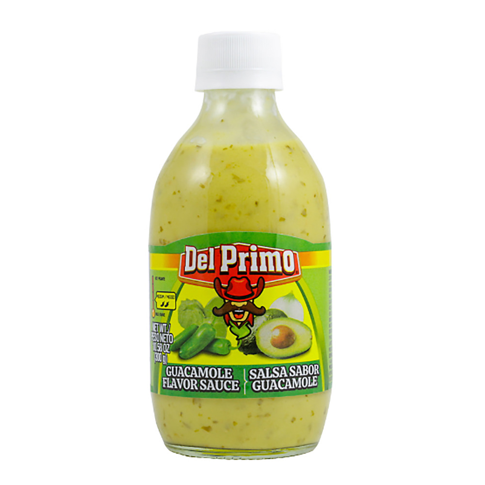 Calories in Del Primo Salsa Sabor Guacamole Flavor Sauce, 10.5 oz