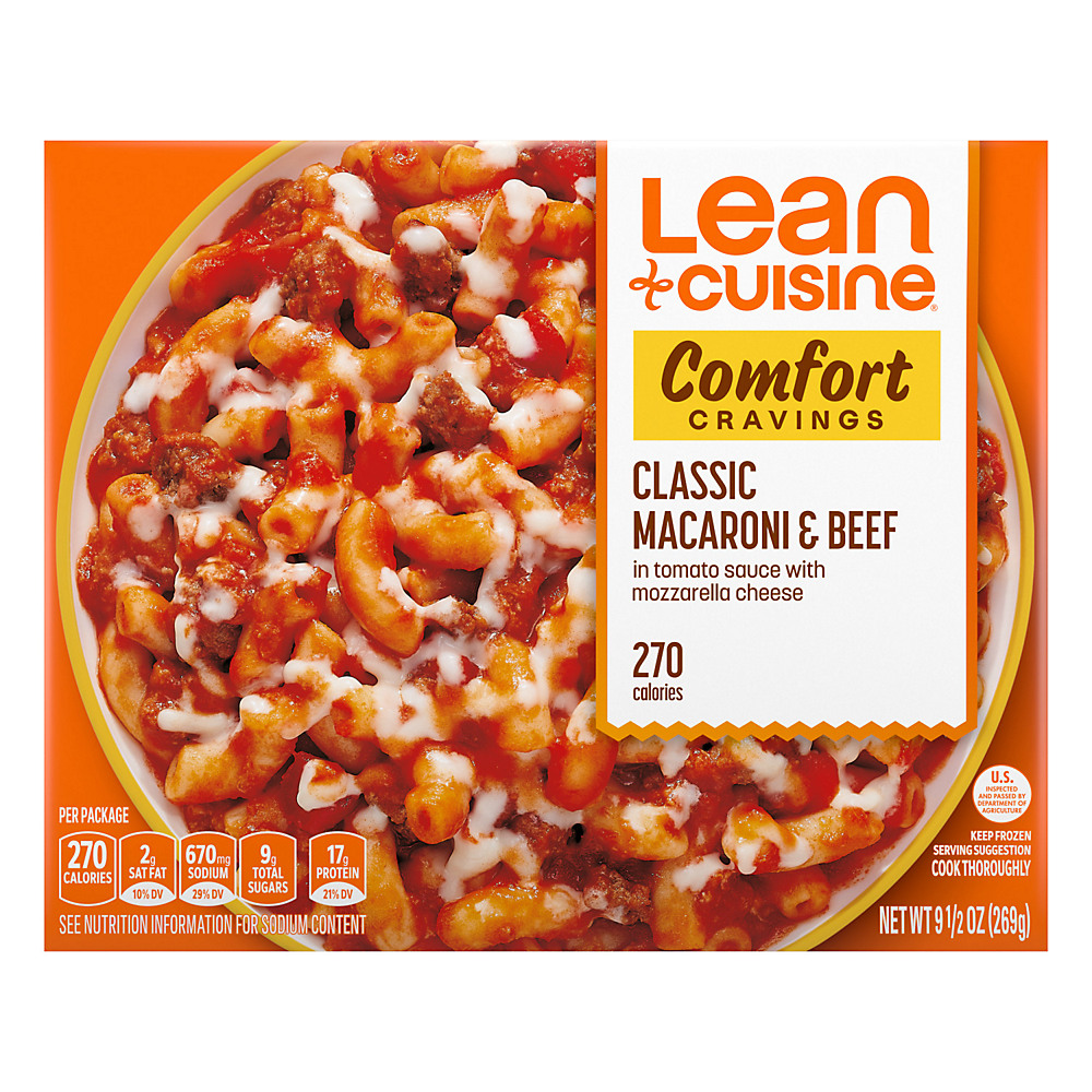 Calories in Lean Cuisine Favorites Classic Macaroni & Beef, 9.5 oz