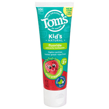 Tom's of Maine Children's Fluoride Toothpaste - Strawberry, 5.1 oz
