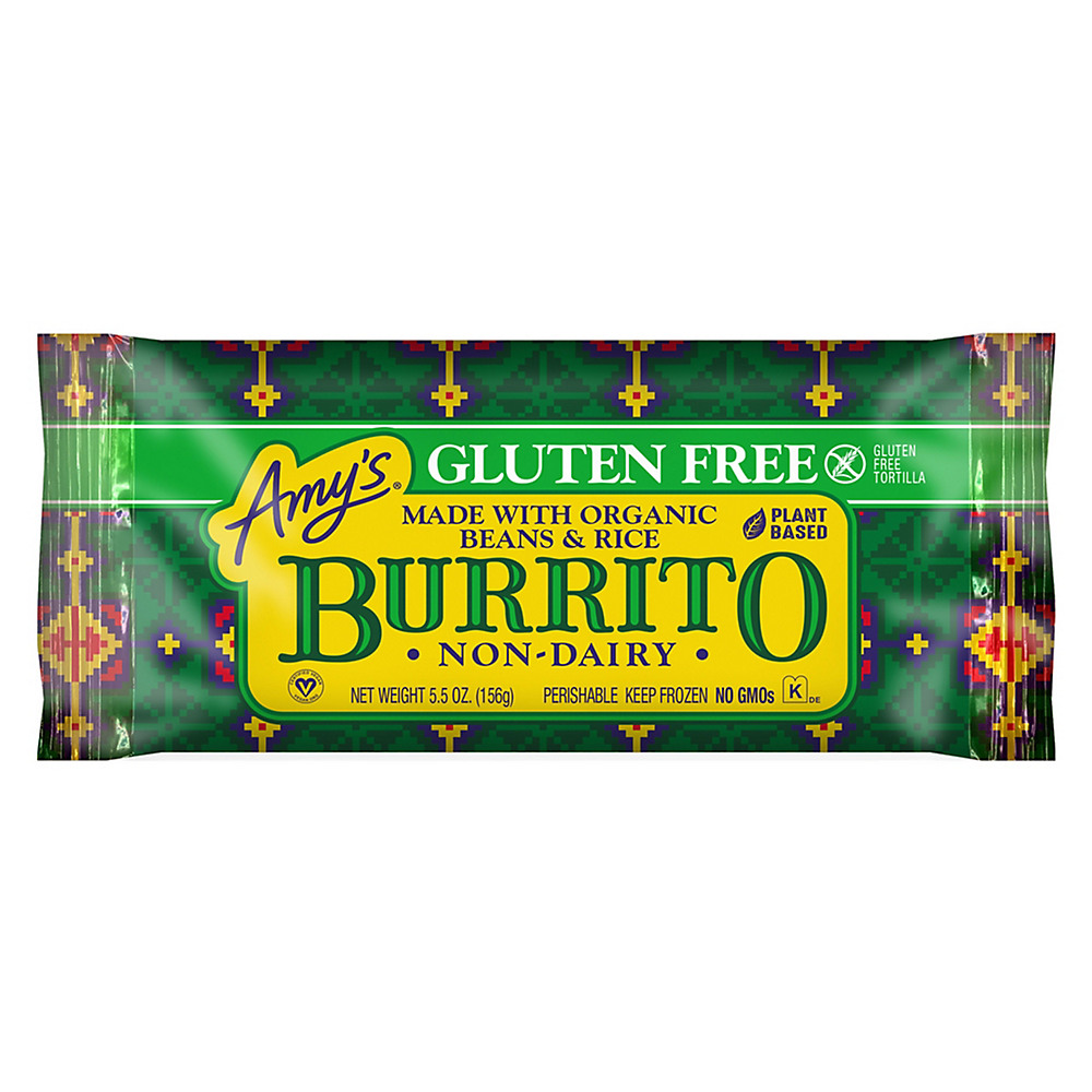 Calories in Amy's Gluten Free Non-Dairy Burrito, 5.5 oz