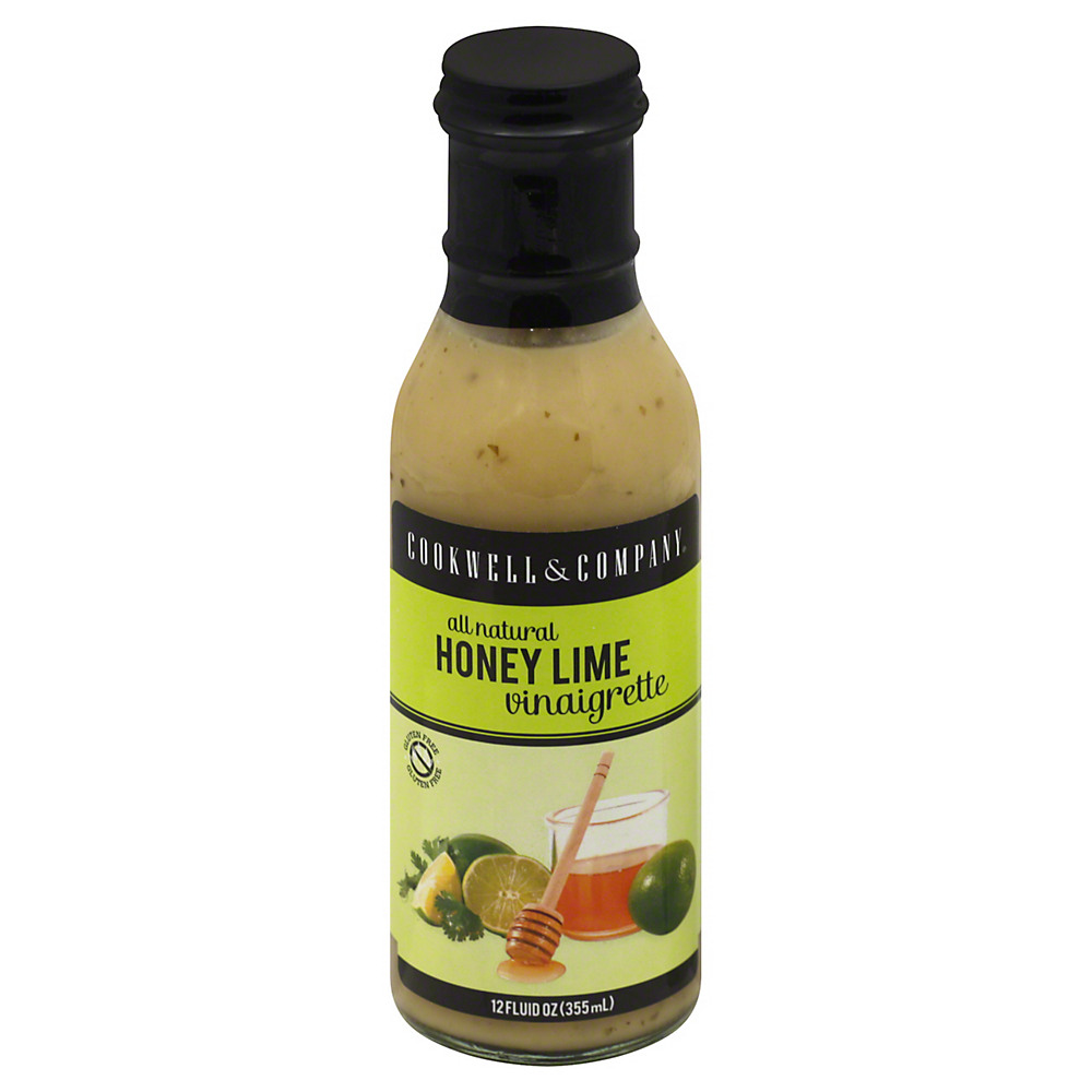 Calories in Cookwell & Company Honey Lime Vinaigrette, 12 oz