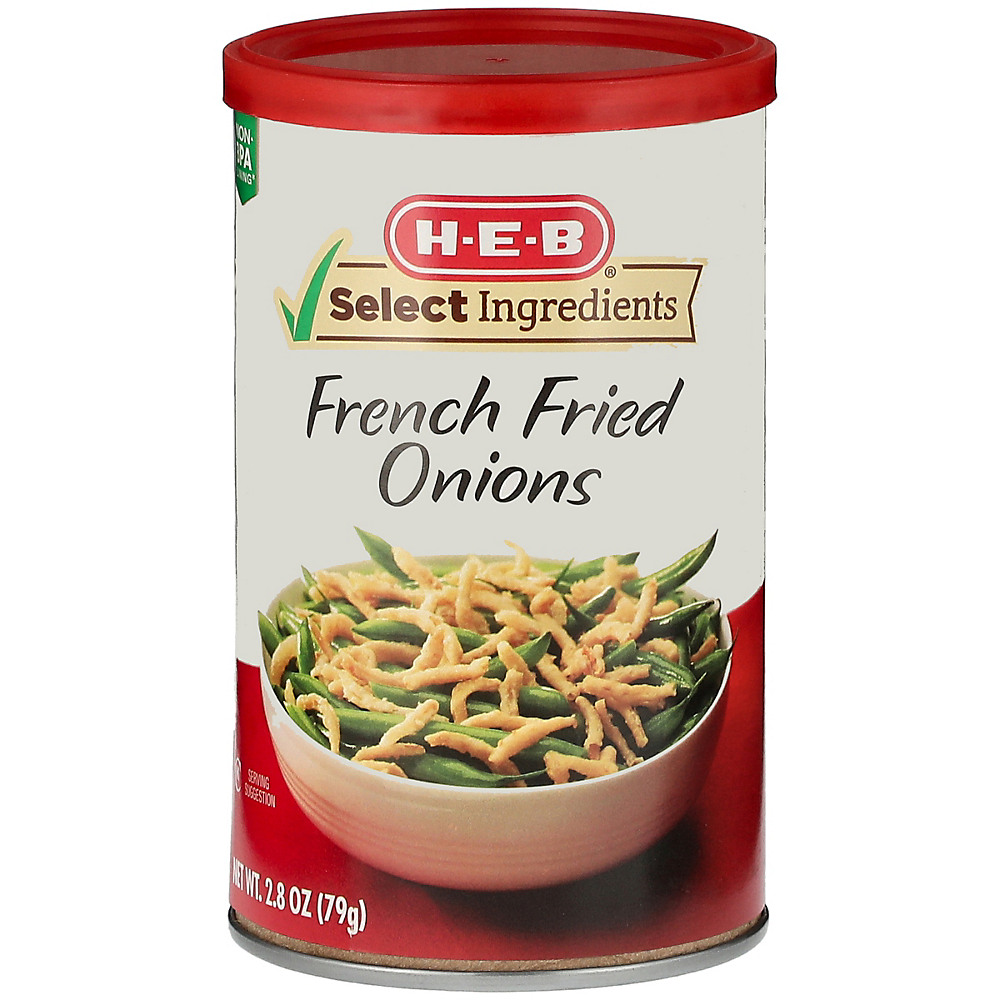 Calories in H-E-B Select Ingredients French Fried Onions, 2.8 oz