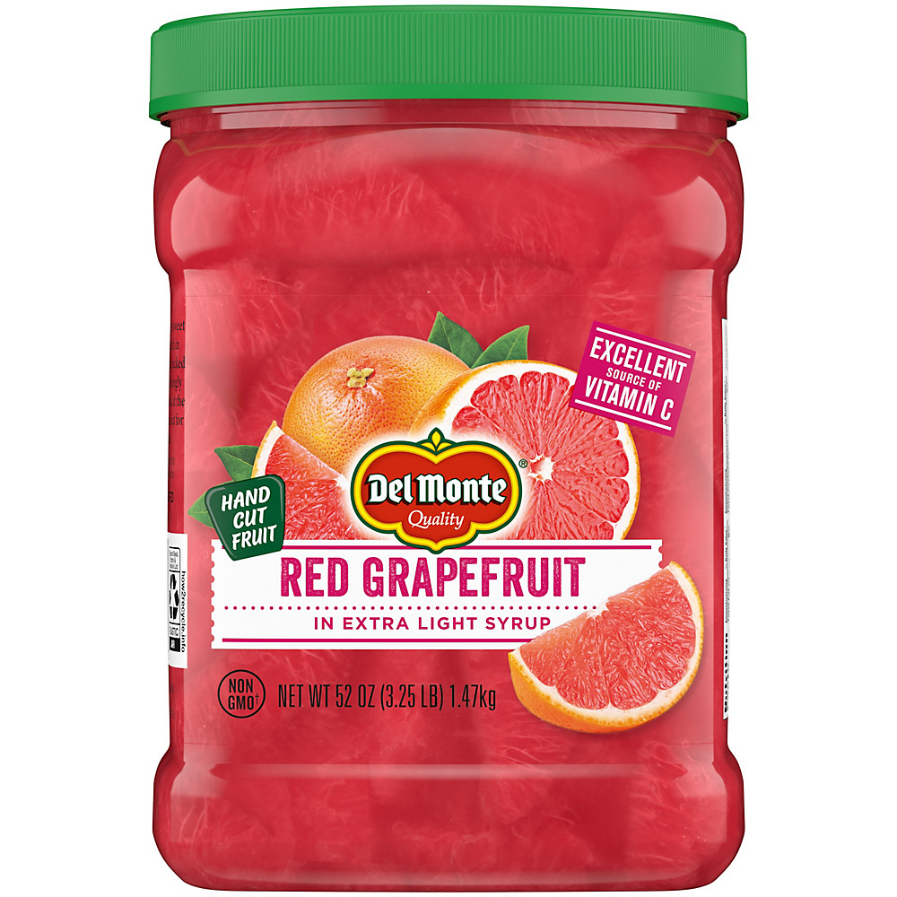 Calories in Del Monte SunFresh Red Grapefruit in Extra Light Syrup, 64 oz