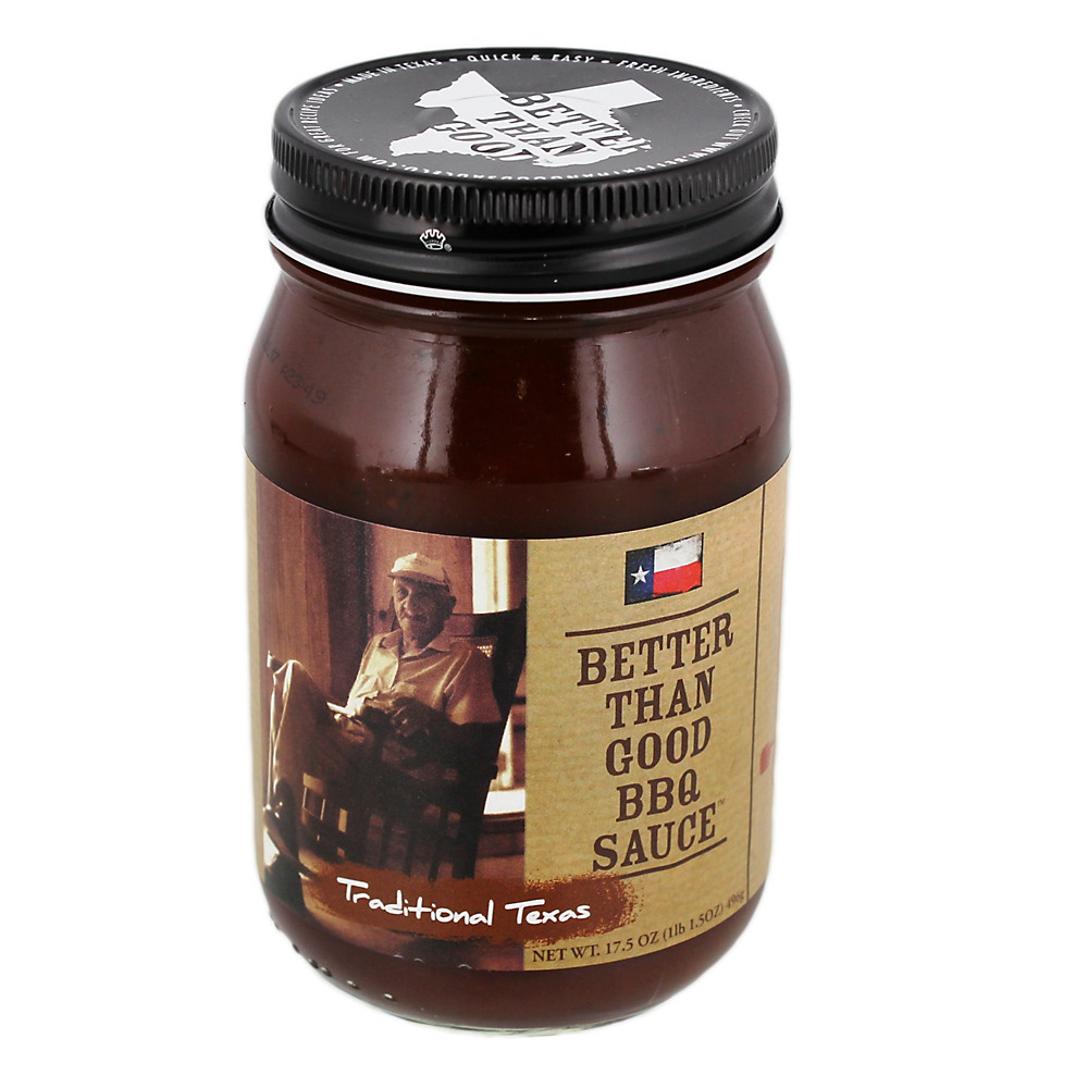 Calories in Better Than Good Traditional Texas BBQ Sauce, 17.5 oz