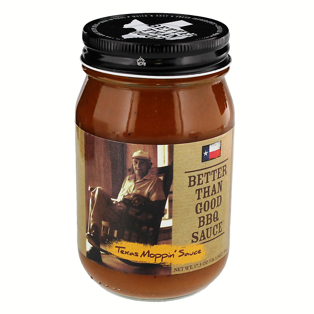 Calories in Better Than Good Texas Moppin’ Sauce, 17.5 oz