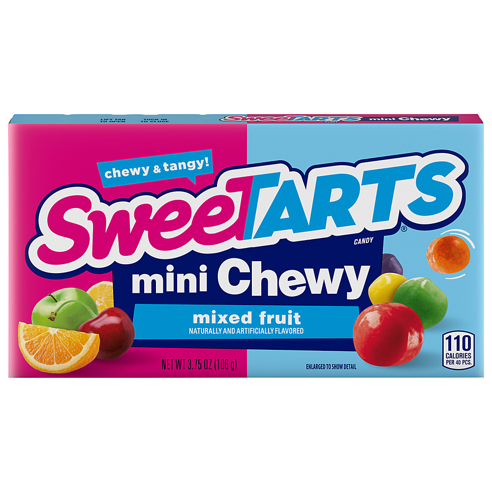 Calories in SweeTarts Mini Chewy Candy Theater Box, 3.75 oz