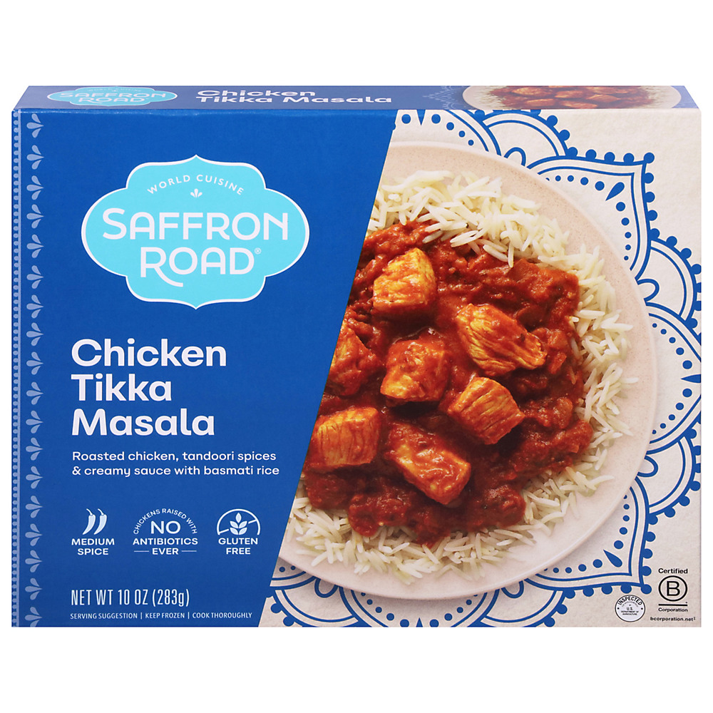 Calories in Saffron Road Chicken Tikka Masala with Basmati Rice, 10 oz