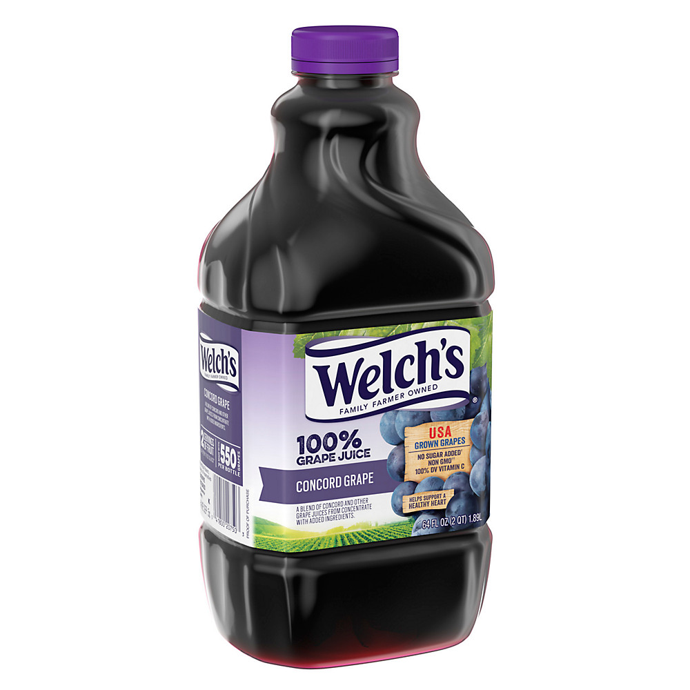 Calories in Welch's 100% Grape Juice, 64 oz
