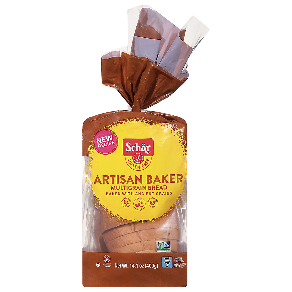 Calories in Schar Gluten Free Artisan Baker Multigrain Bread, 14.1 oz