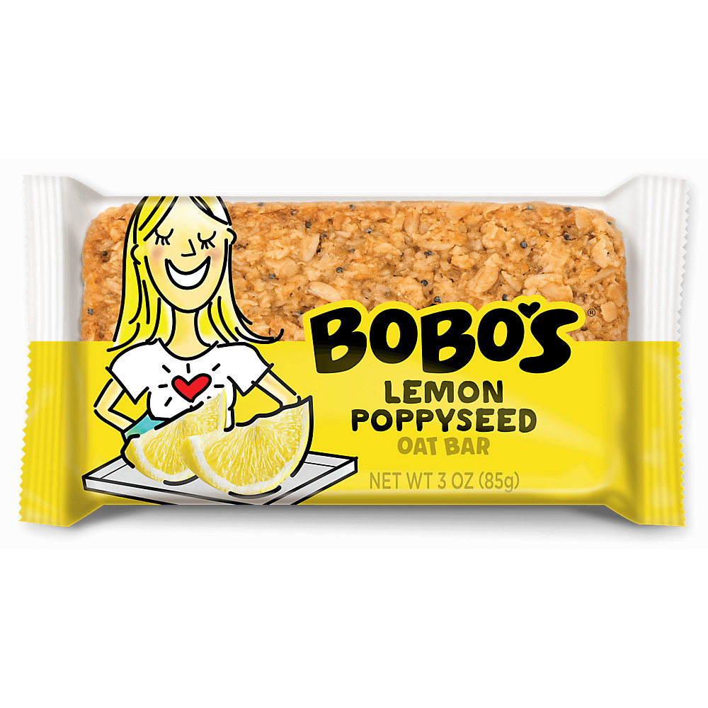Calories in Bobo's Lemon Poppyseed Oat Bar, 3 oz