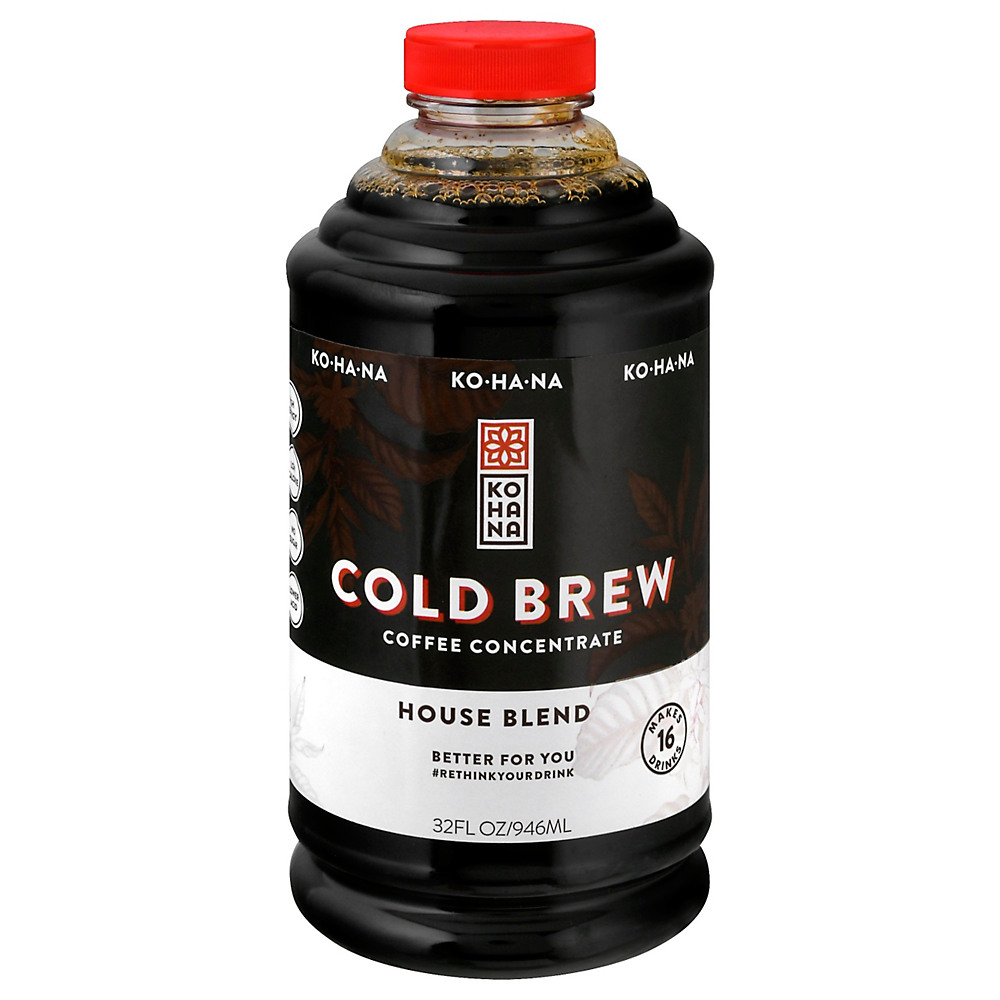 Calories in Kohana Coffee Cold Brew Concentrate House Blend, 32 oz