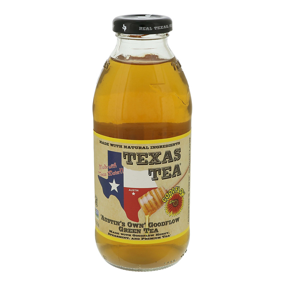 Calories in Texas Tea Austin's Own Goodflow Honey Green Tea, 16 oz
