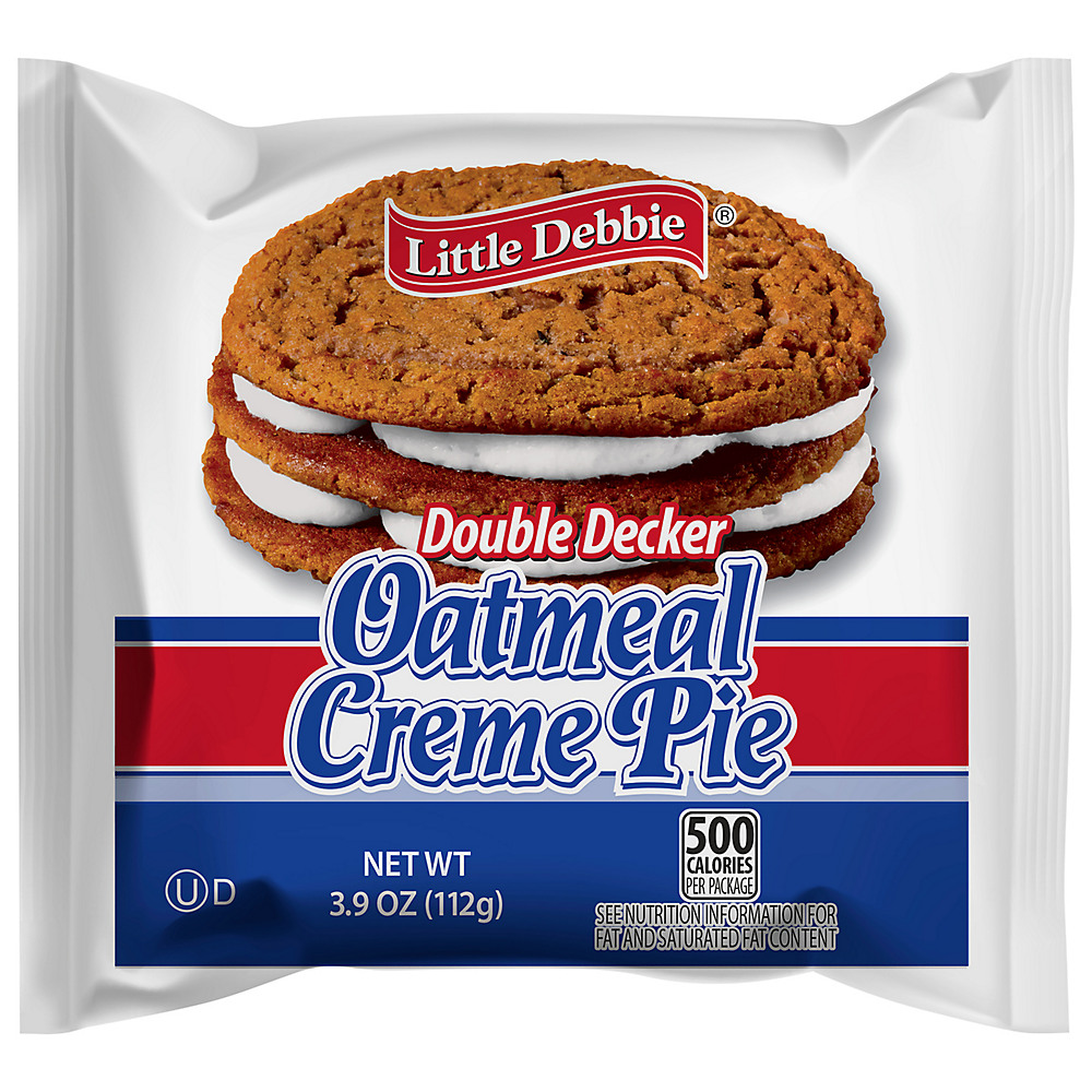 Calories in Little Debbie Double Decker Oatmeal Creme Pie, 3.9 oz