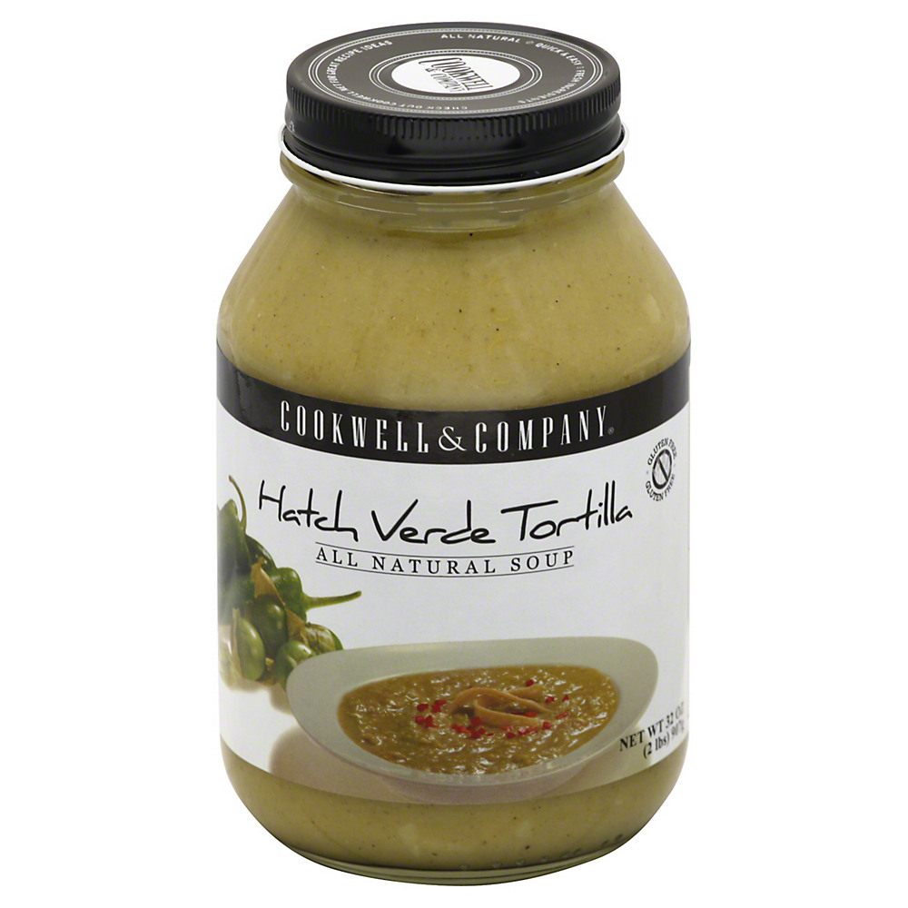 Calories in Cookwell & Company Hatch Verde Tortilla Soup, 32 oz