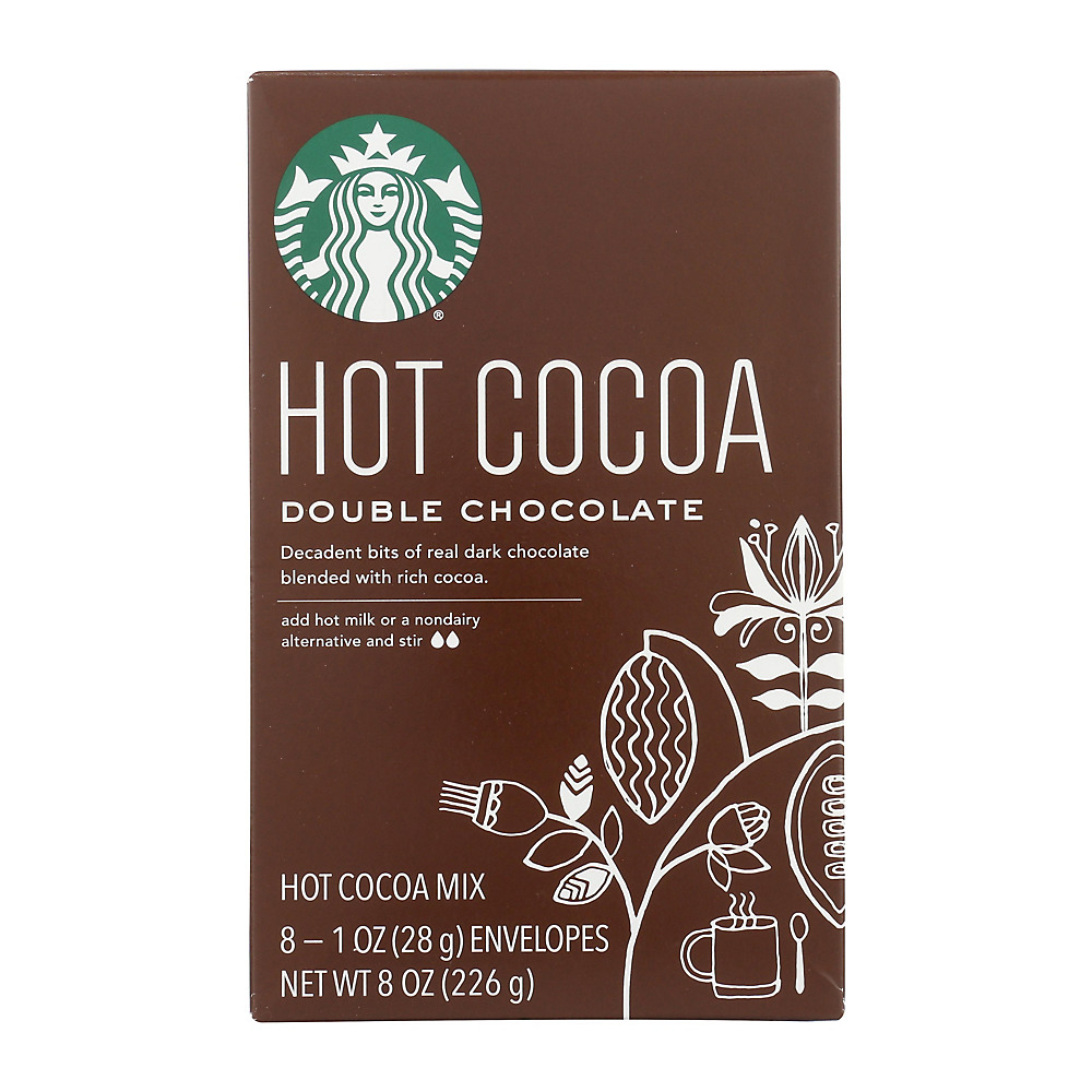 Calories in Starbucks Double Chocolate Hot Cocoa Mix, 8 ct
