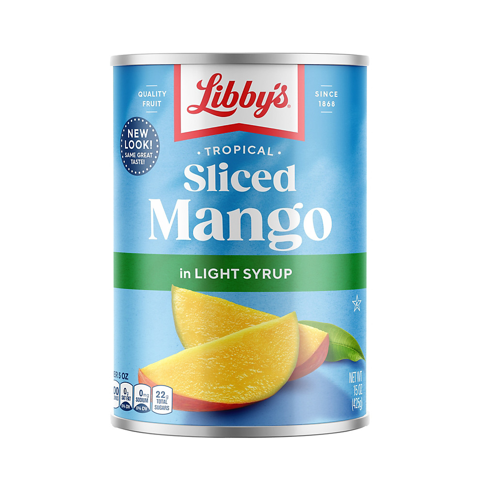 Calories in Libby's Tropical Sliced Mango, 15 oz