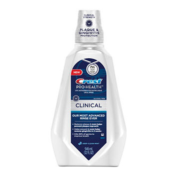 Crest Pro-Health Clinical Rinse Alcohol Free Mouthwash, 32 oz
