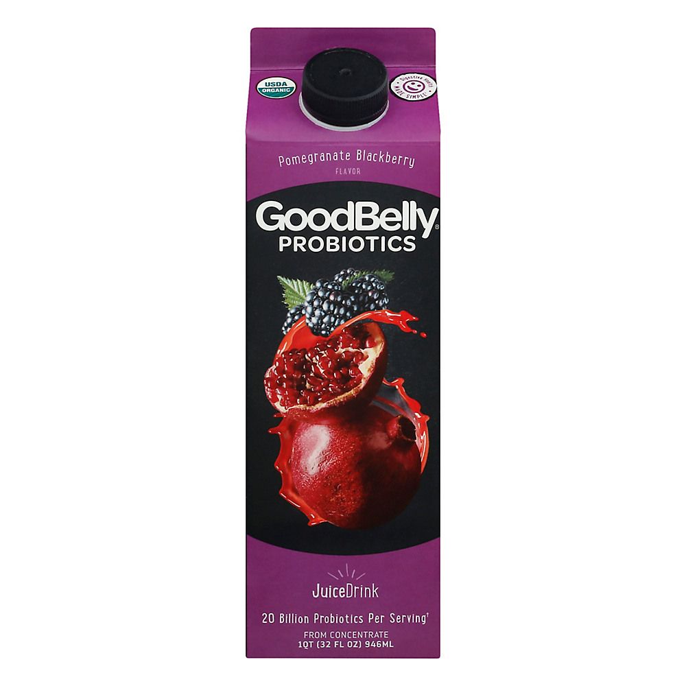 Calories in GoodBelly Pomegranate Blackberry Flavor Probiotic Juice Drink, 32 oz