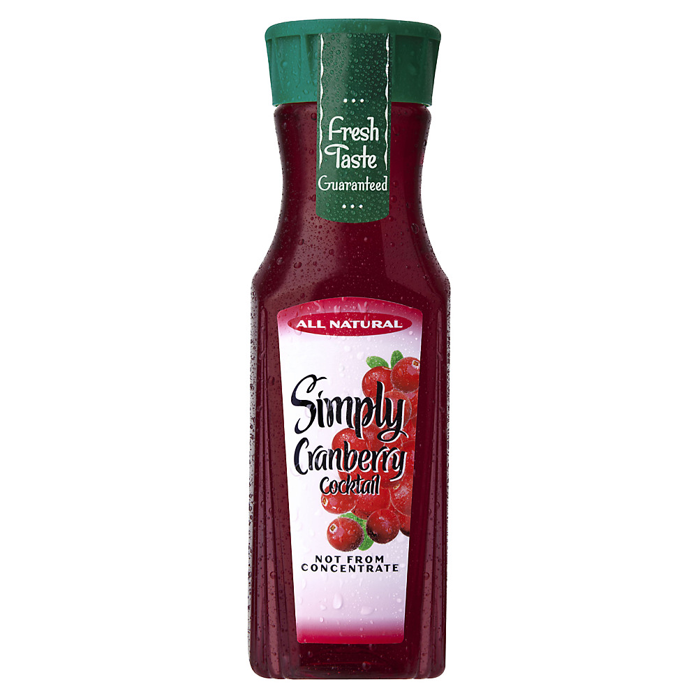 Calories in Simply Cranberry Cocktail, 11.5 oz