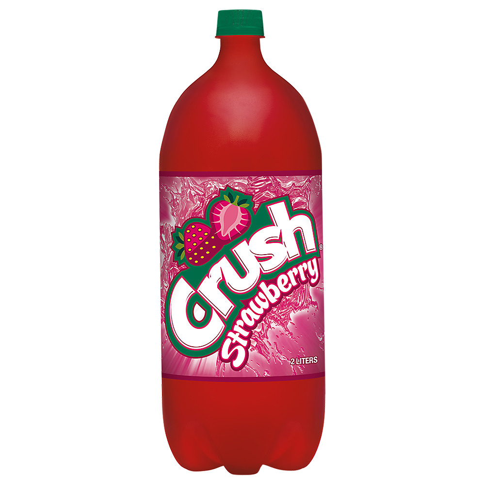 Calories in Crush Strawberry Soda, 2 L