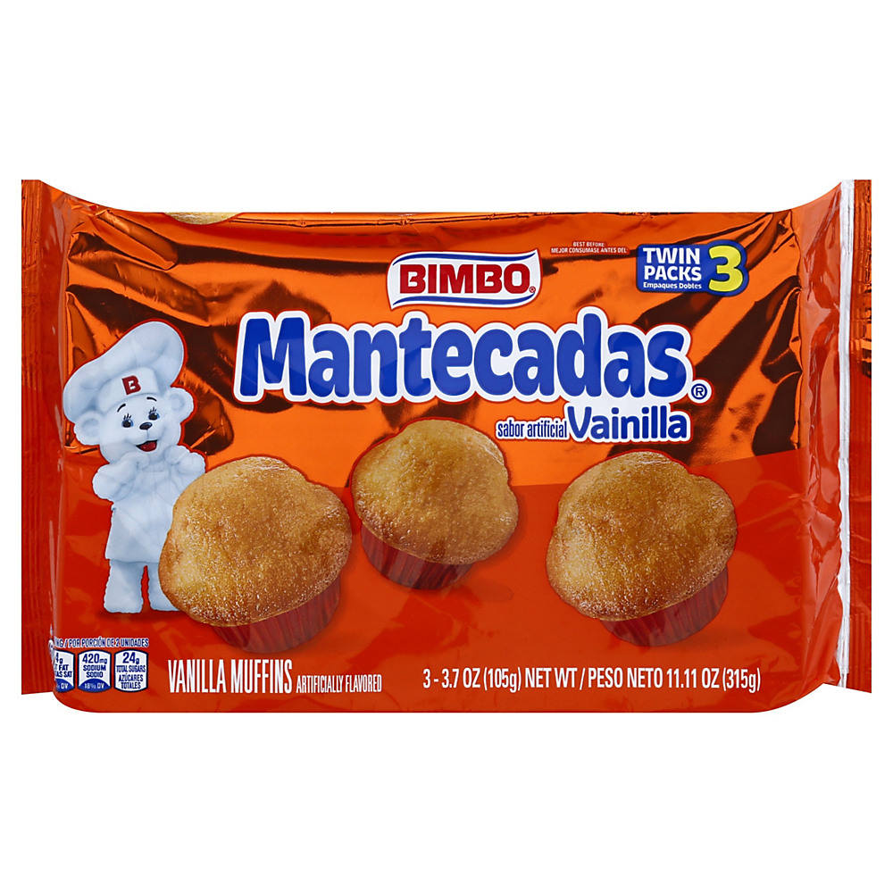 Calories in Bimbo Mantecadas Muffins, 3 ct