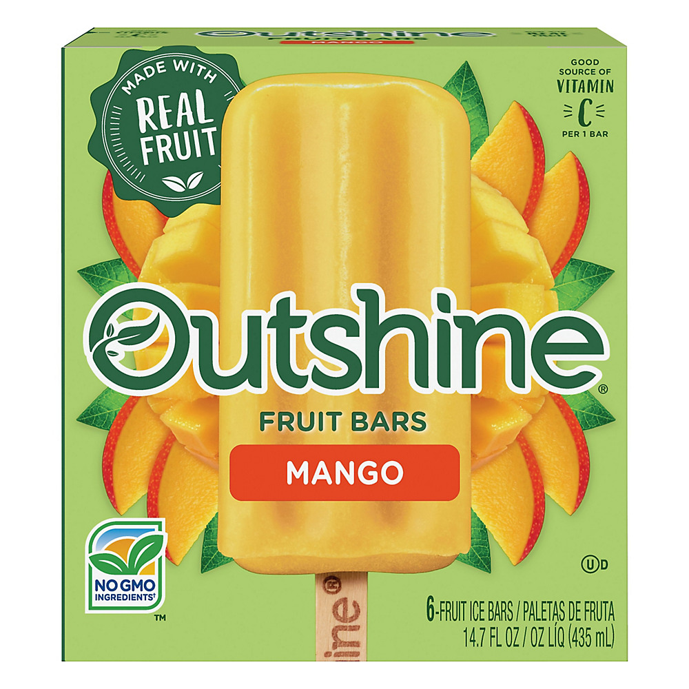Calories in Nestle Outshine Mango Fruit Bars, 6 ct