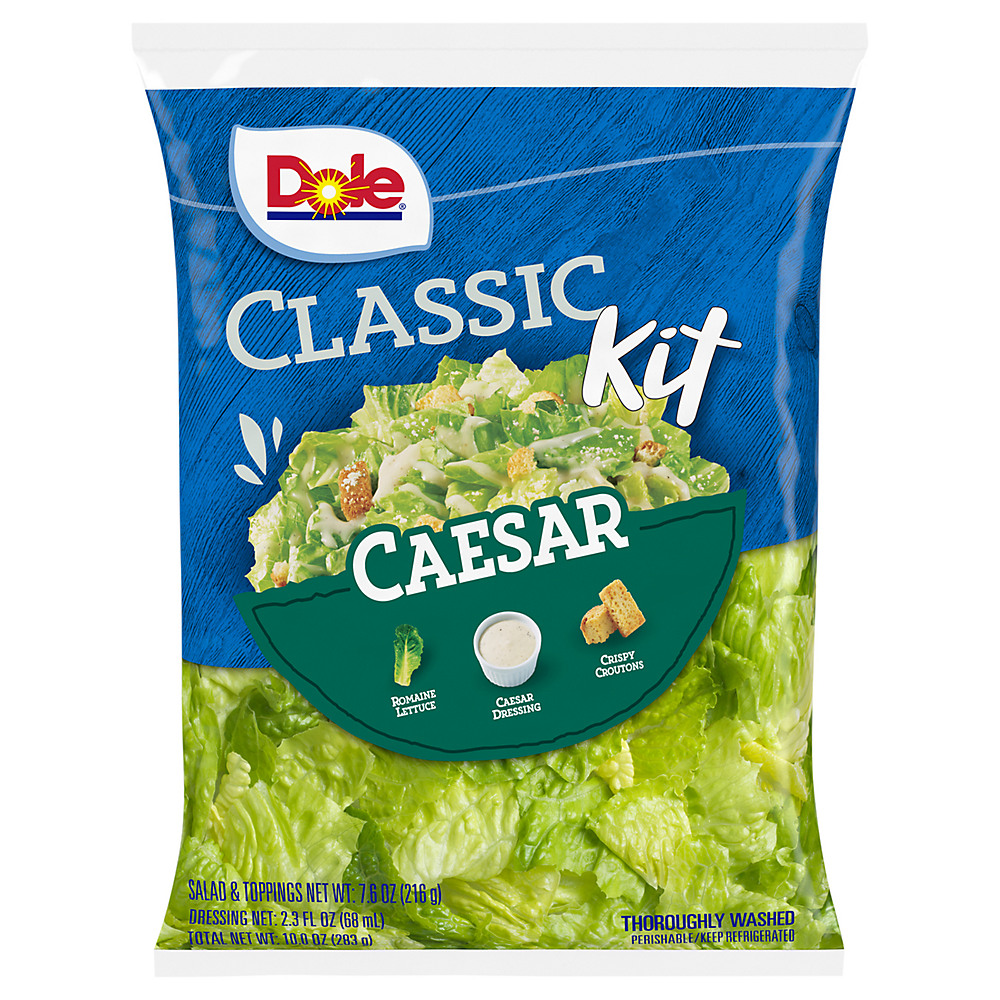 Calories in Dole Classic Caesar Salad Kit , 10 oz