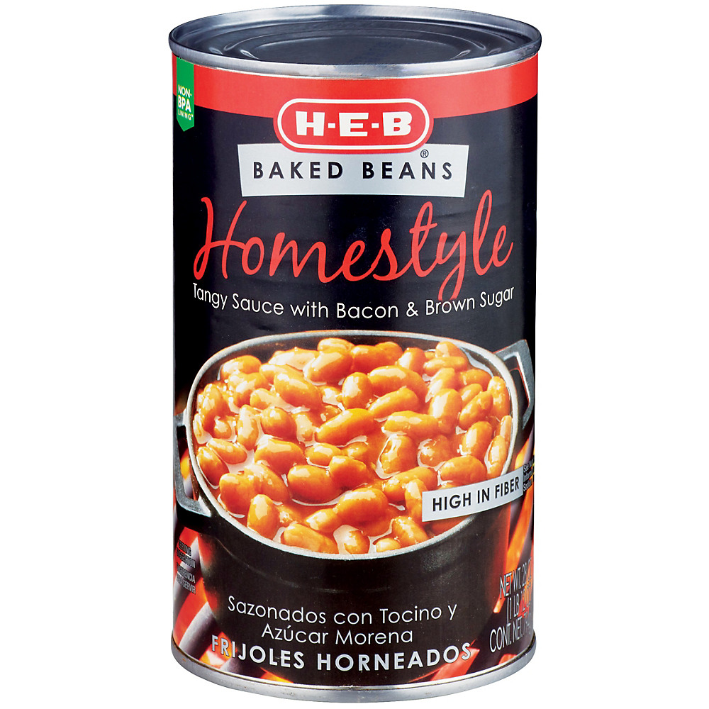 Calories in H-E-B Homestyle Baked Beans, 28 oz