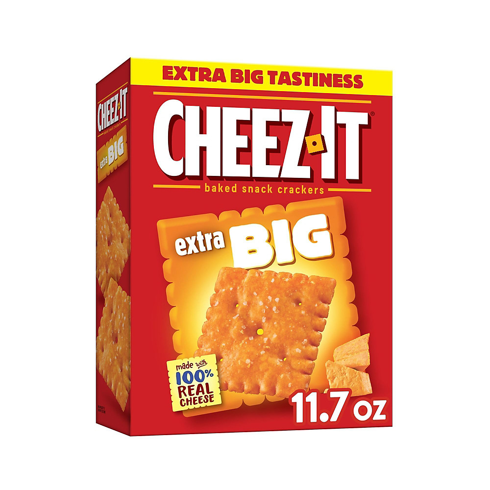 Calories in Cheez-It Baked Snack Cheese Crackers Extra Big, 11.7 oz