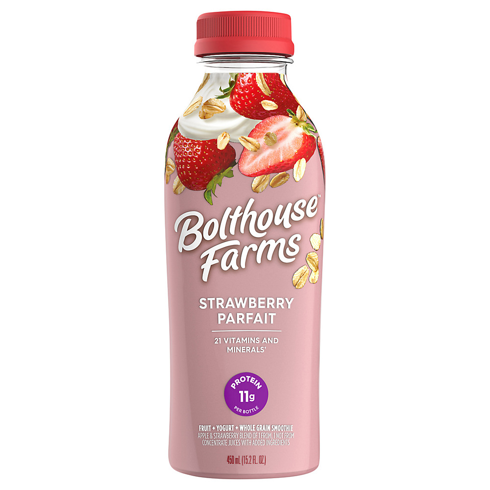 Calories in Bolthouse Farms Strawberry  Breakfast Smoothie, 15.2 oz