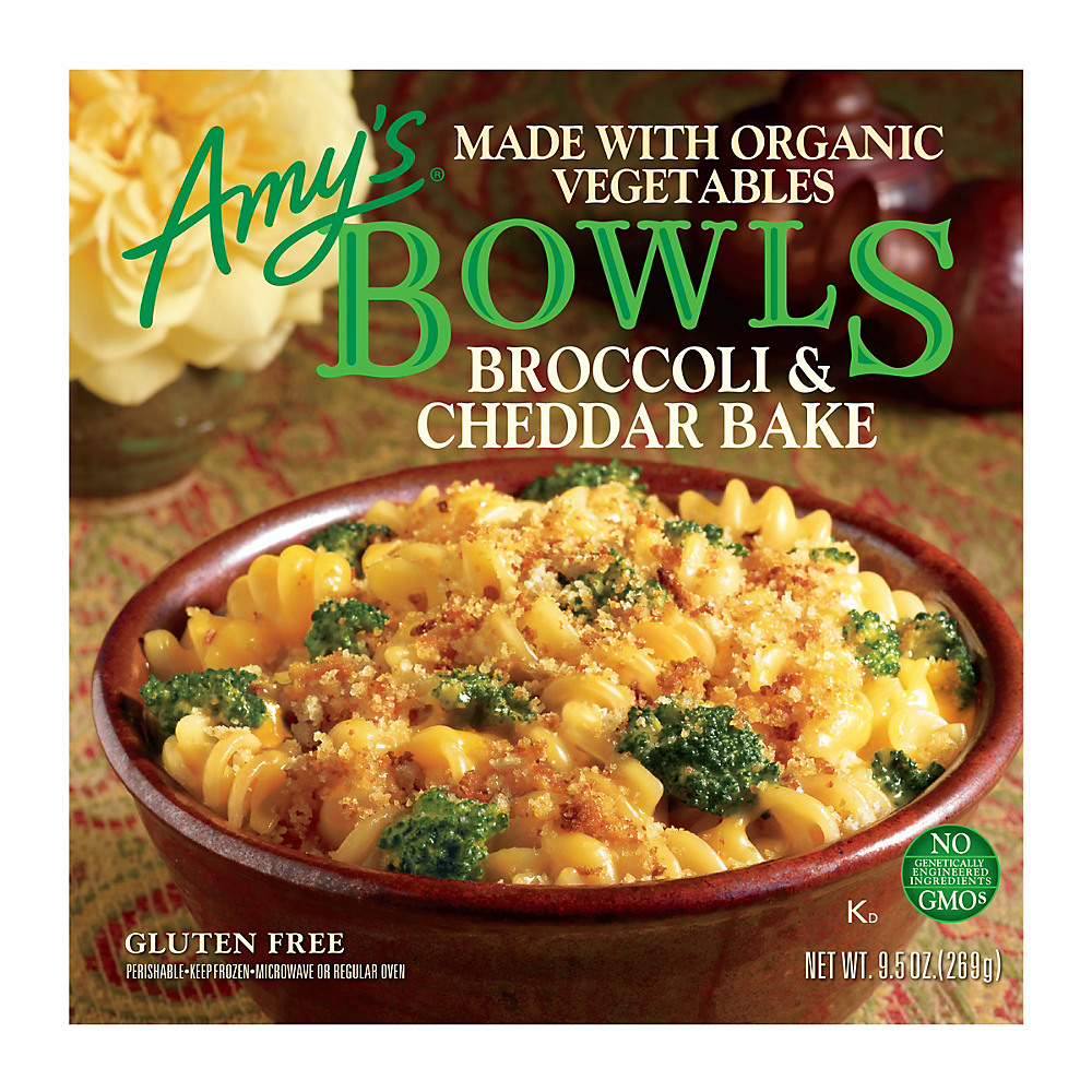 Calories in Amy's Broccoli & Cheddar Bake Bowls, 9.5 oz