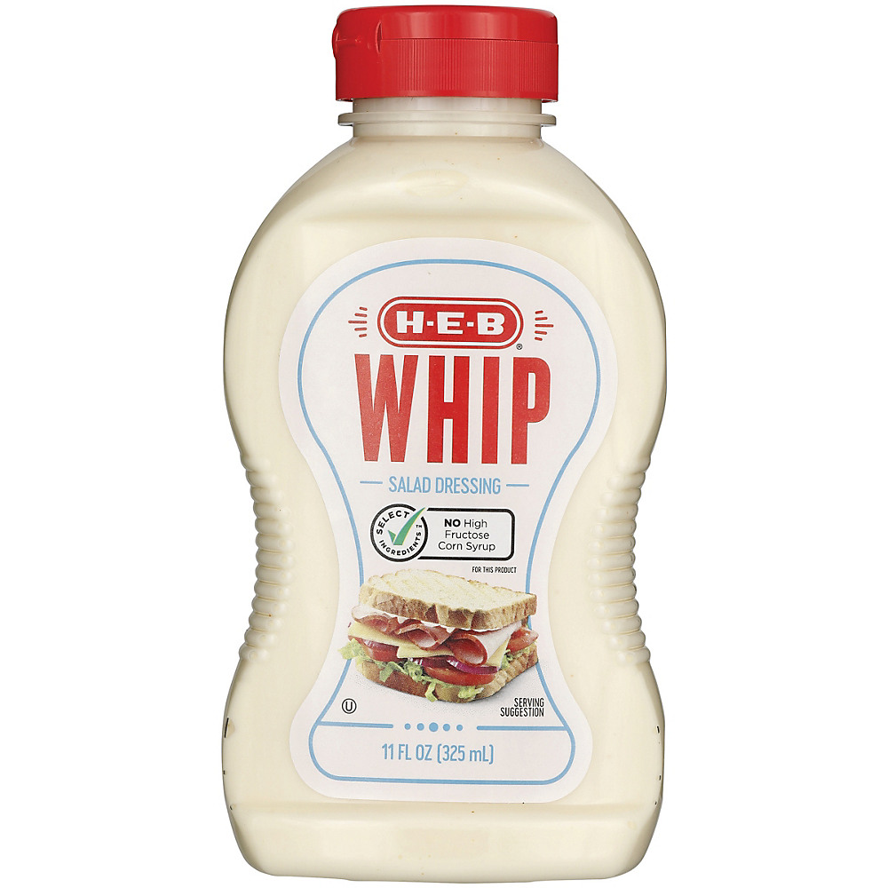 Calories in H-E-B Whip Salad Dressing Squeeze Bottle, 11 oz