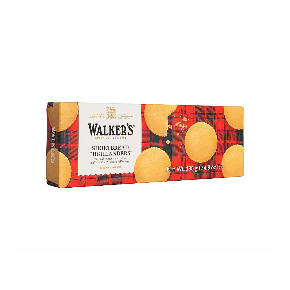 Calories in Walkers Pure Butter Shortbread Highlanders, 4.7 oz