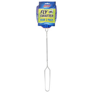 PIC Corp Wire Handle Fly Swatters - Assorted, 2 ct