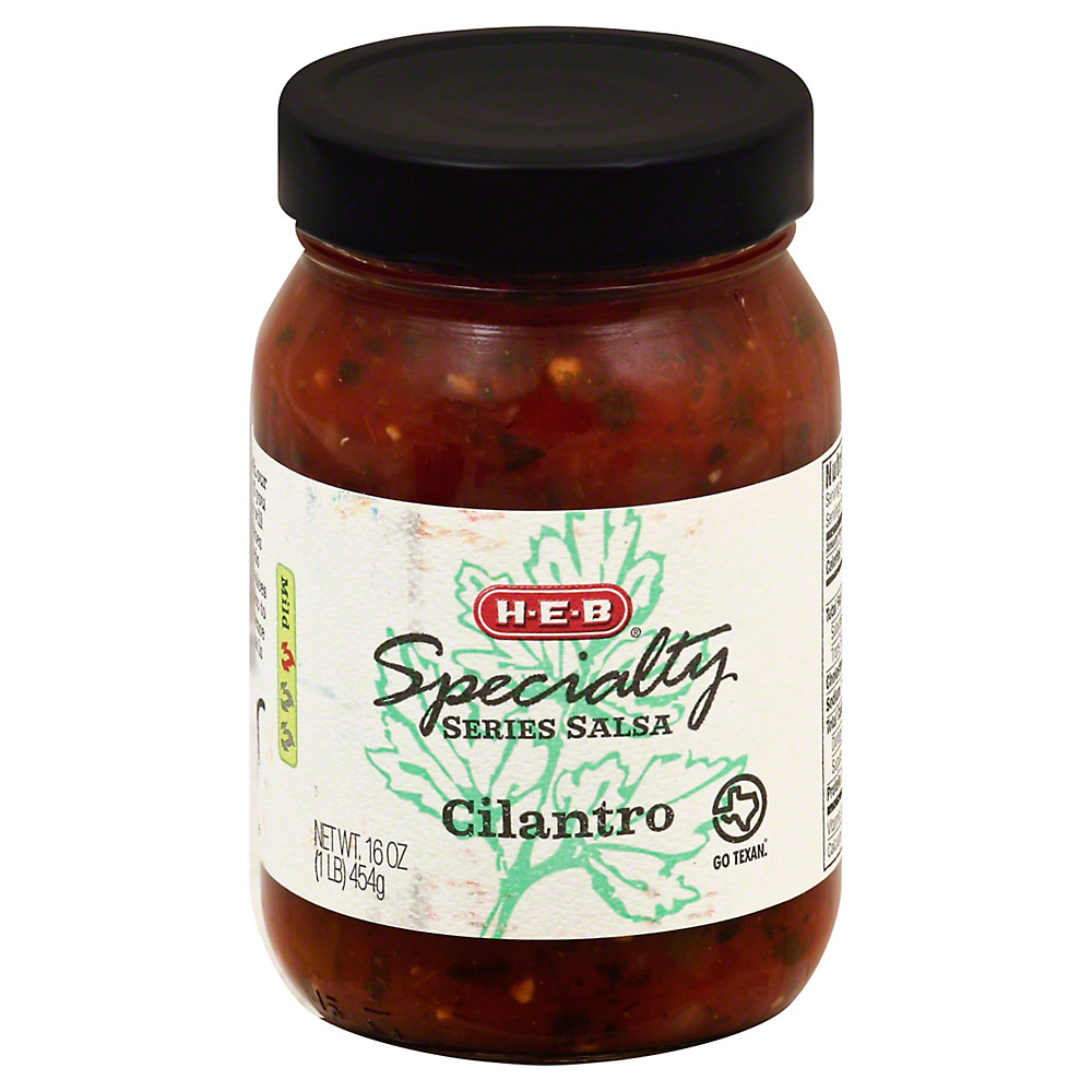 Calories in H-E-B Specialty Series Cilantro Salsa, 16 oz