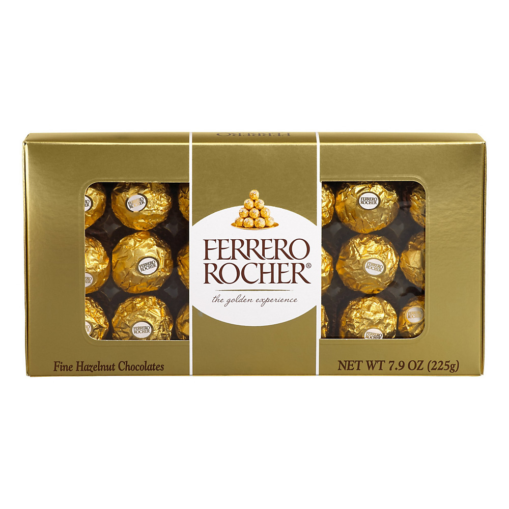 Calories in Ferrero Rocher Fine Hazelnut Chocolates, 7.9 oz, 18 ct