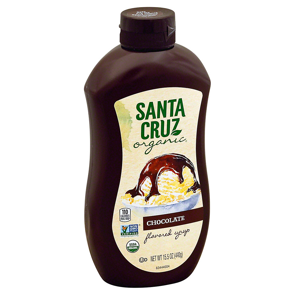 Calories in Santa Cruz Organic Chocolate Flavored Syrup, 15.5 oz